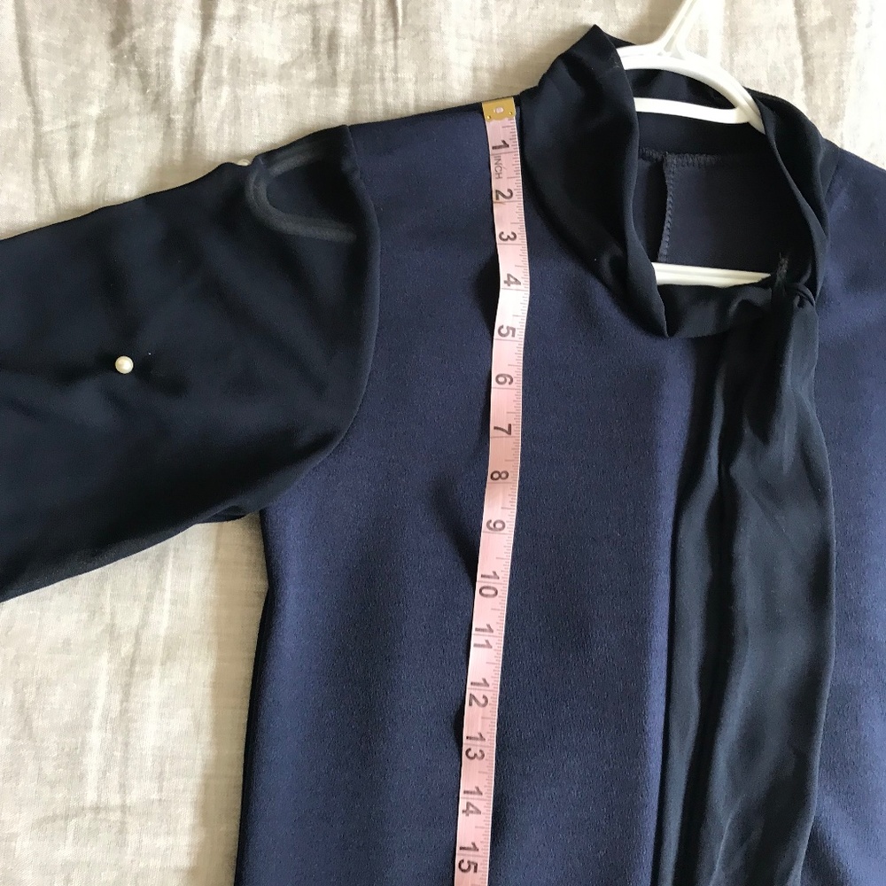 Navy color dress